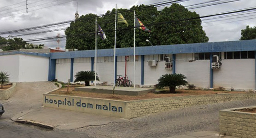 Imagem de entrada do Hospital Dom Malan